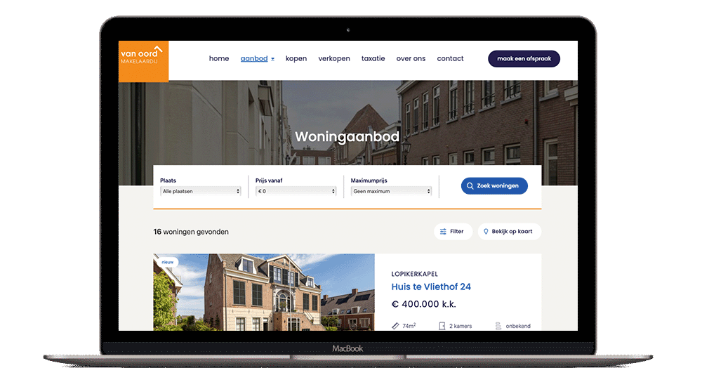 Koppeling WordPress Realworks voor makelaars