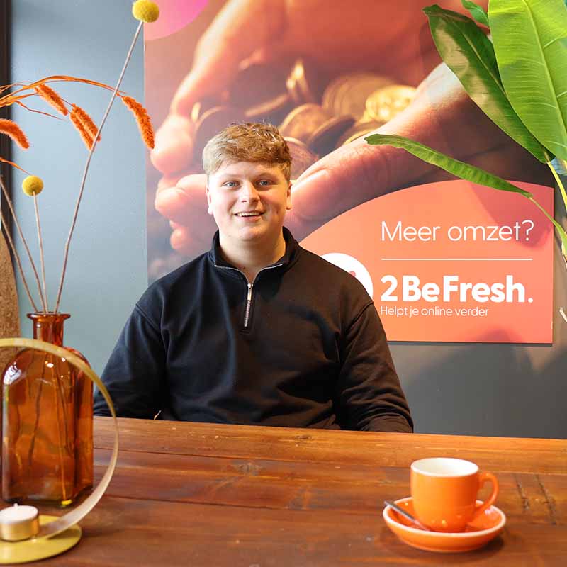 Finn van der Waal 2BeFresh Finn van der Waal bij 2BeFresh
