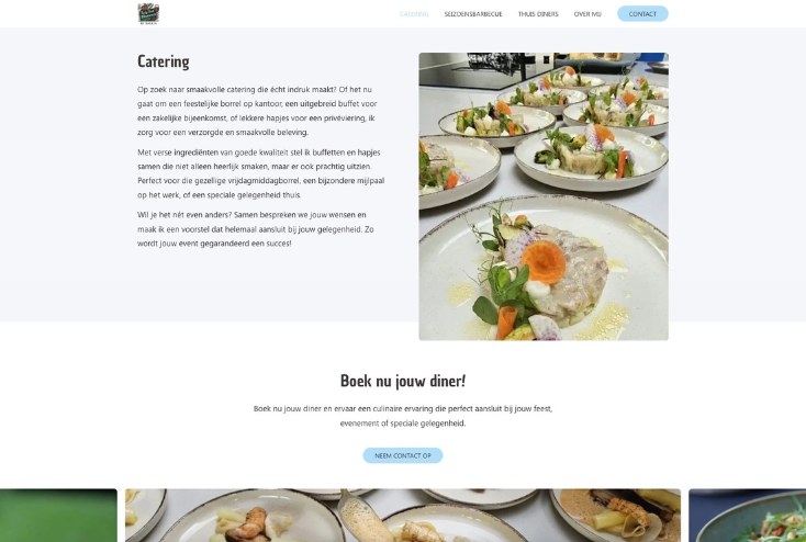 website laten maken voor catering